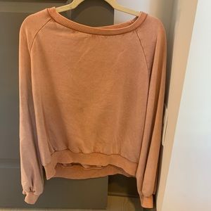 Don’t ask why, American Eagle pink sweater